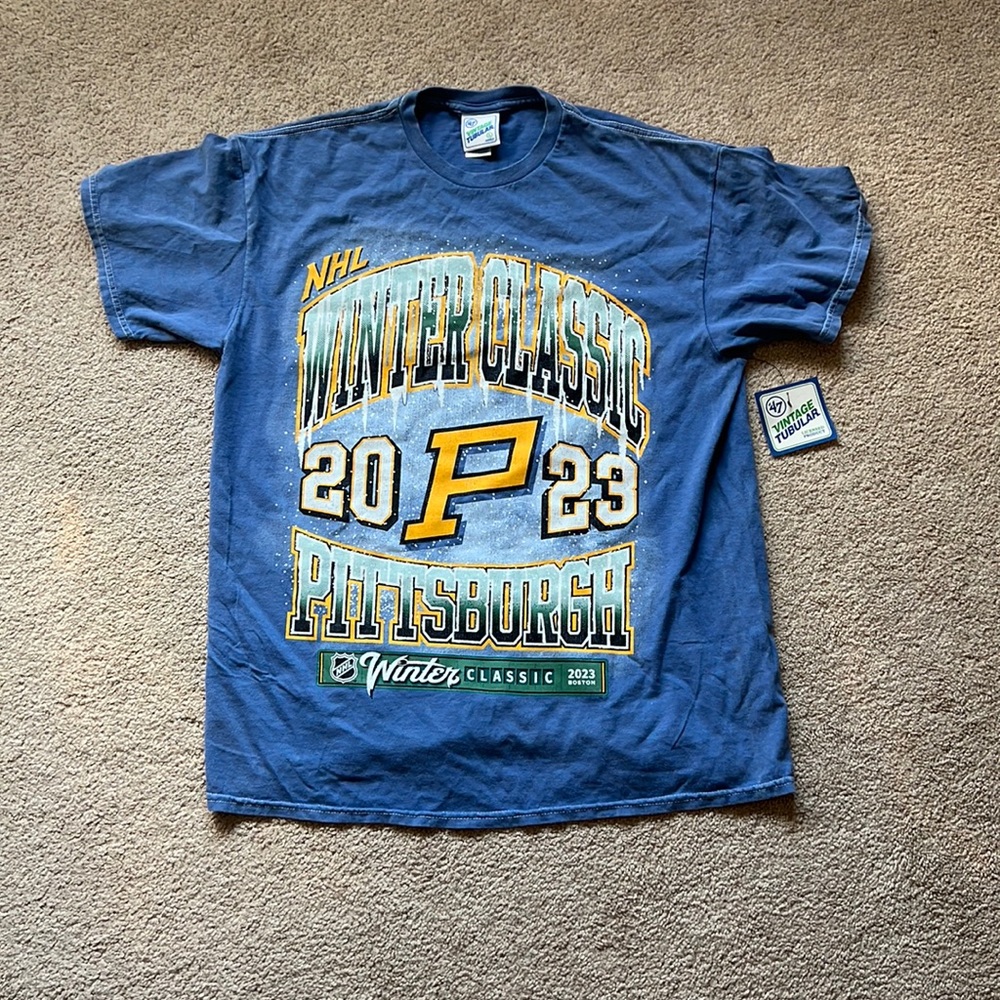 NHL 2023 WINTER CLASSIC PITTSBURGH CADET CLUE T-SHIRT